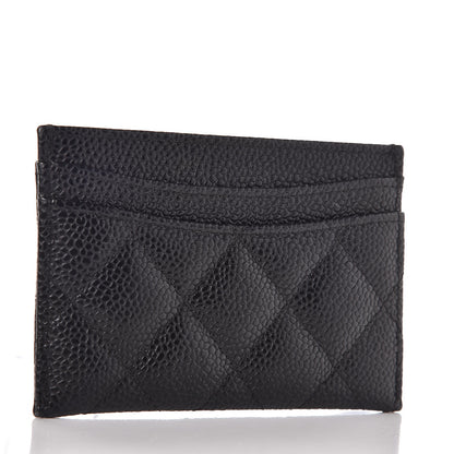 Chanel Caviar Quilted Card Holder Black 3 of 8