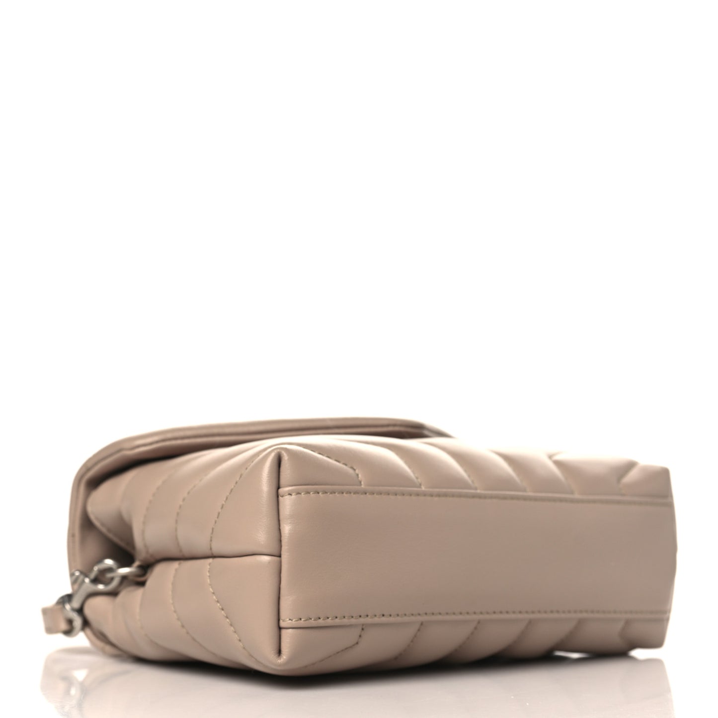 Calfskin Y Quilted Monogram Toy Loulou Satchel Latte