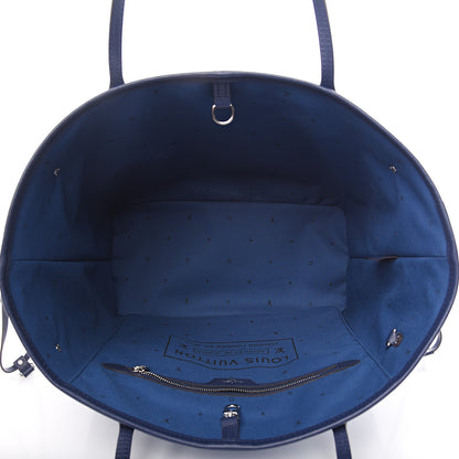 Louis Vuitton Monogram Escale Neverfull MM Blue 4 of 11