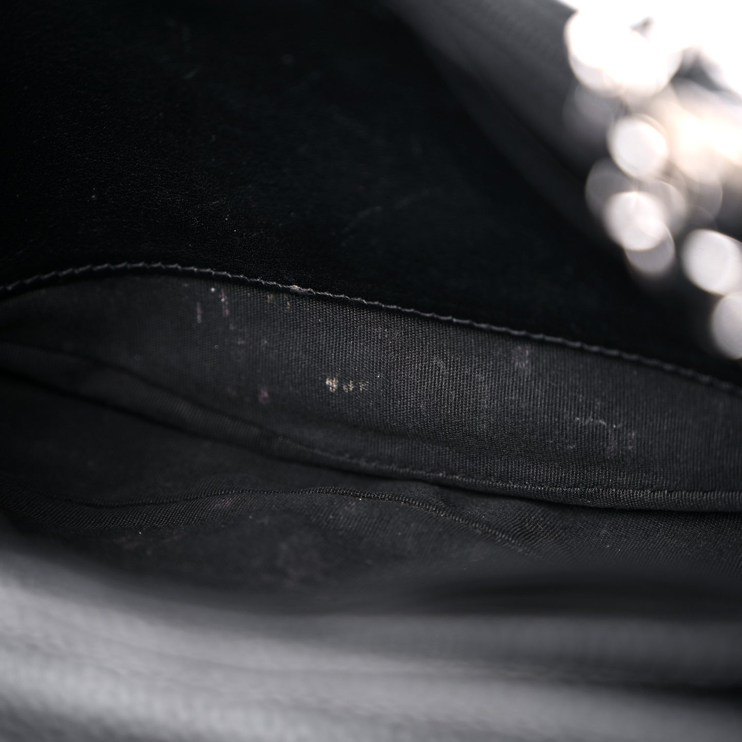 Caviar Half Moon Wallet On Chain WOC Black