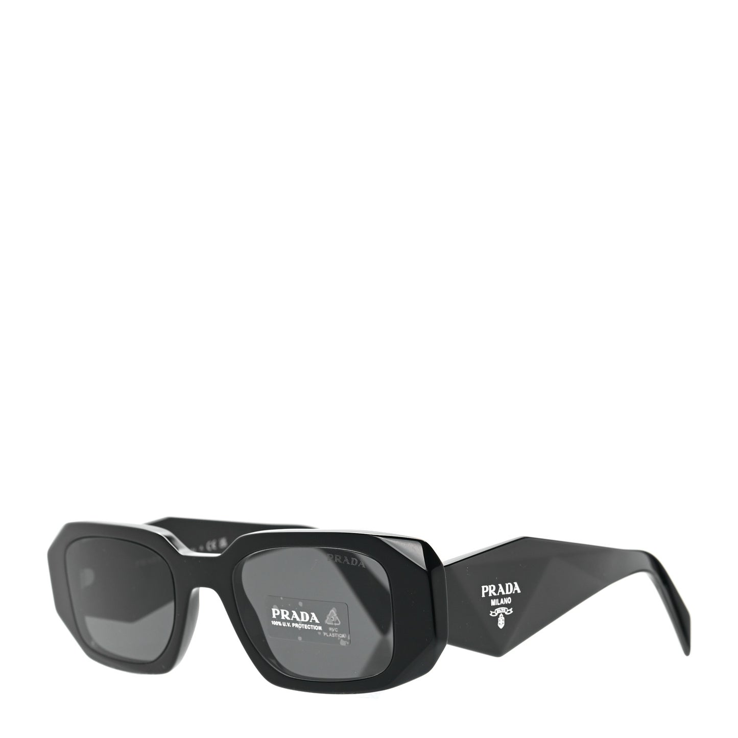 Acetate Symbole Sunglasses SPR 17W Black