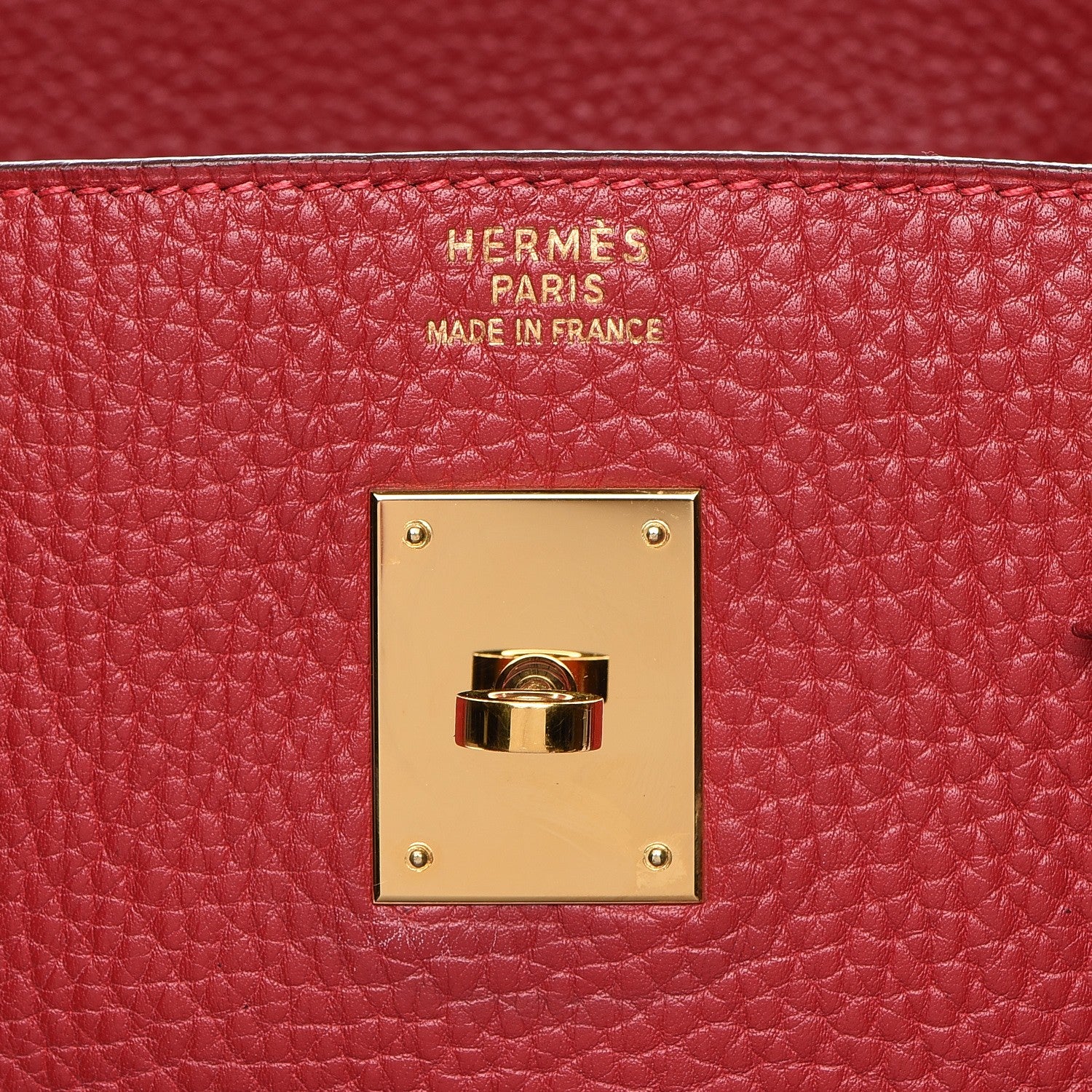 Hermes Fjord Birkin 40 Rouge 6 of 32