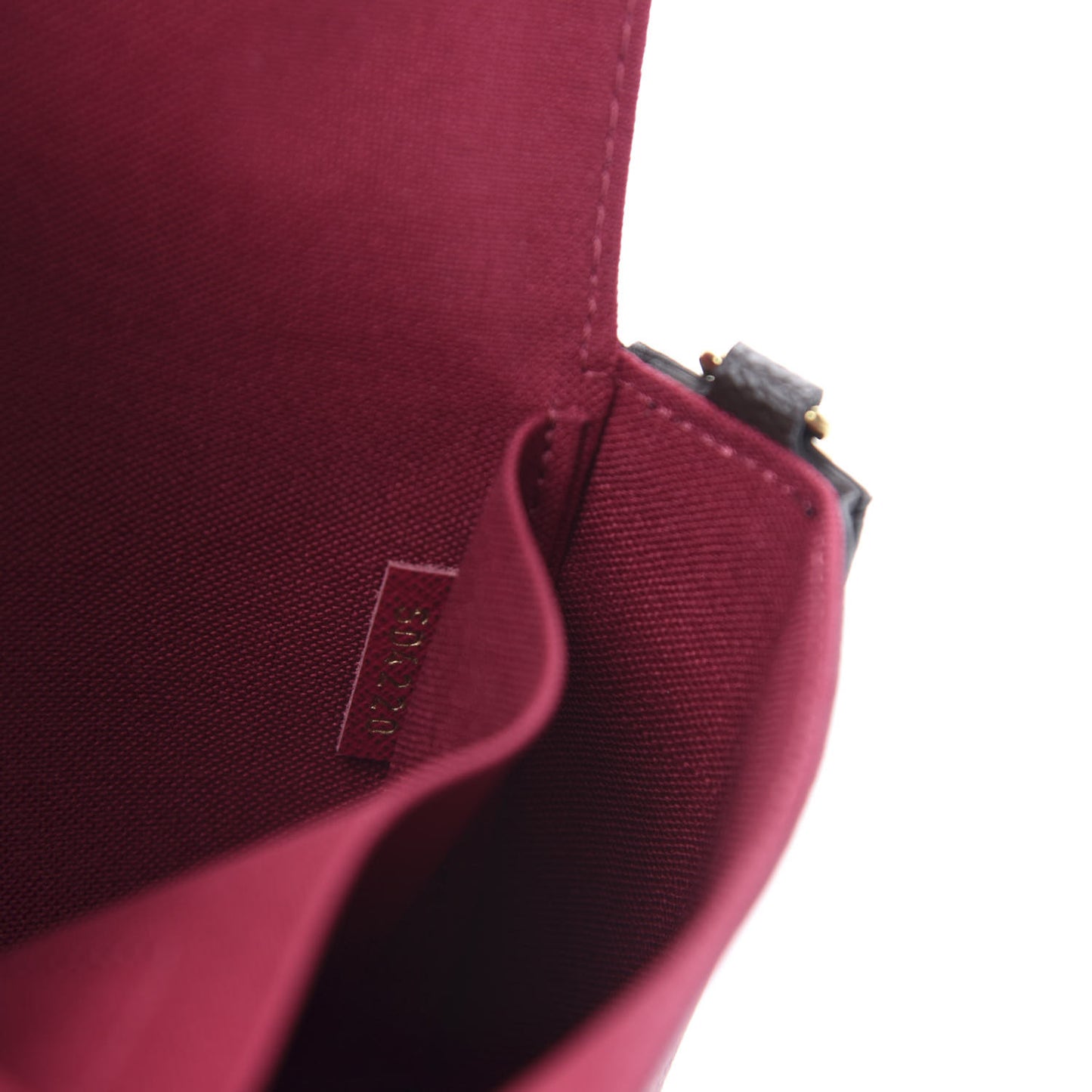 Monogram Pochette Felicie Chain Wallet Fuchsia