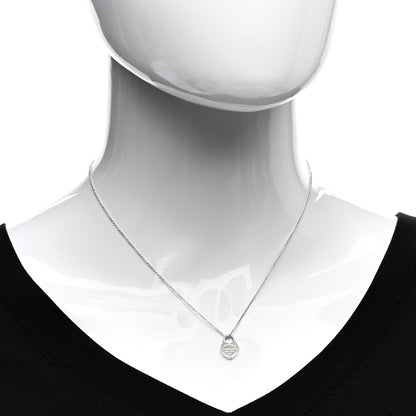 Tiffany Sterling Silver Return to Tiffany Heart Lock Pendant Necklace 2 of 4