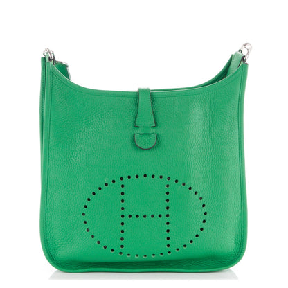 Hermes Taurillon Clemence Evelyne III PM Bambou 1 of 8