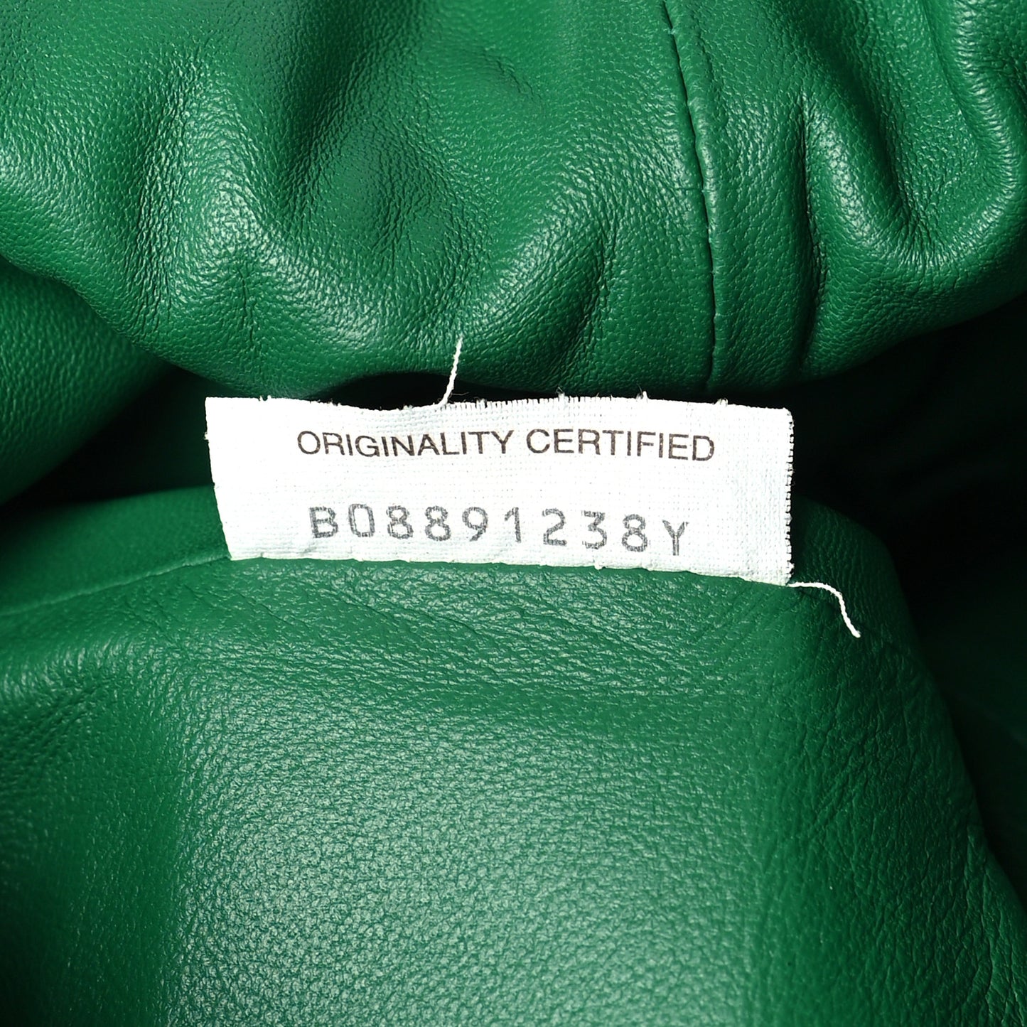 Nappa Maxi Intrecciato The Pouch Oversized Clutch Racing Green