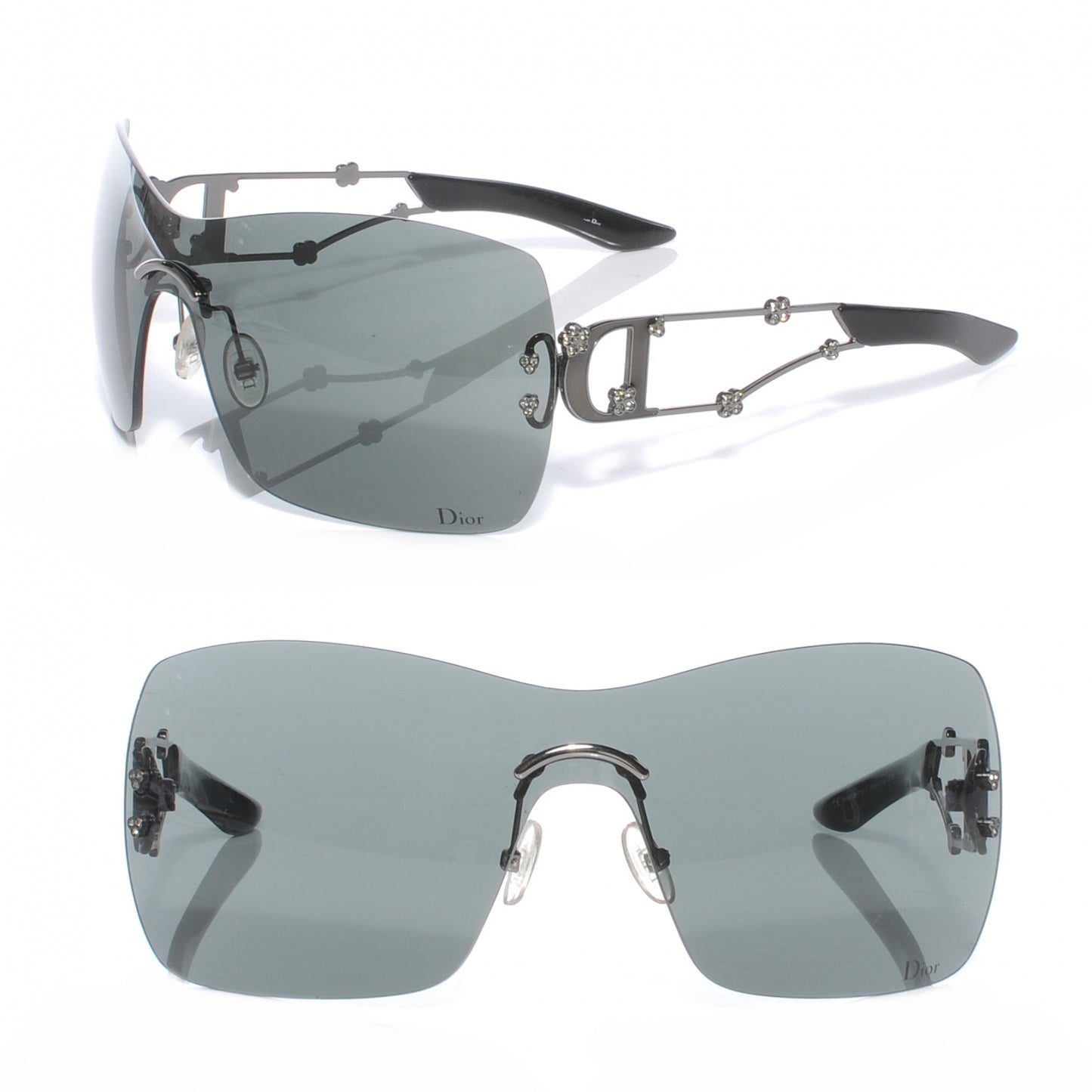 Crystal Sweetest Dior Sunglasses Black