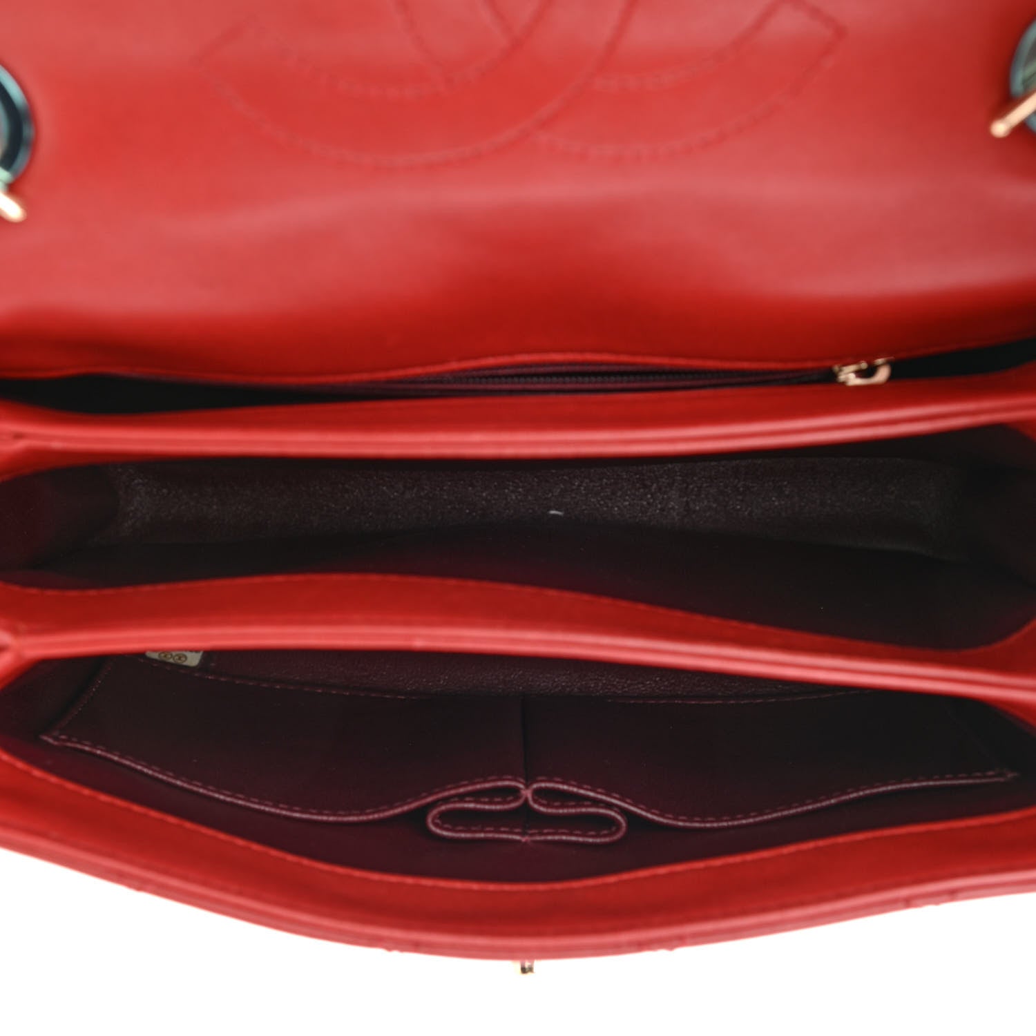 Chanel Lambskin Quilted Small Trendy CC Flap Dual Handle Bag Red 5 of 11