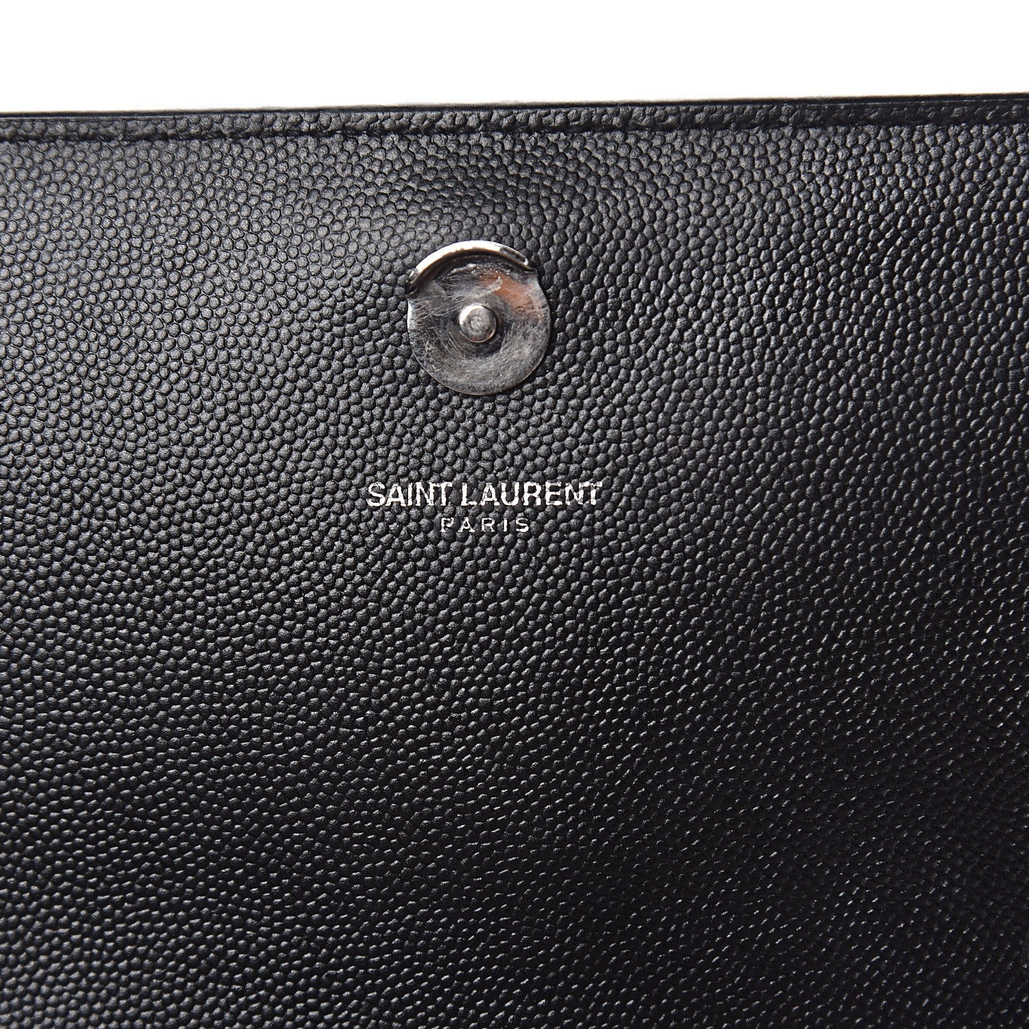 Saint Laurent Grain De Poudre Medium Classic Monogram Kate Satchel Black 7 of 10