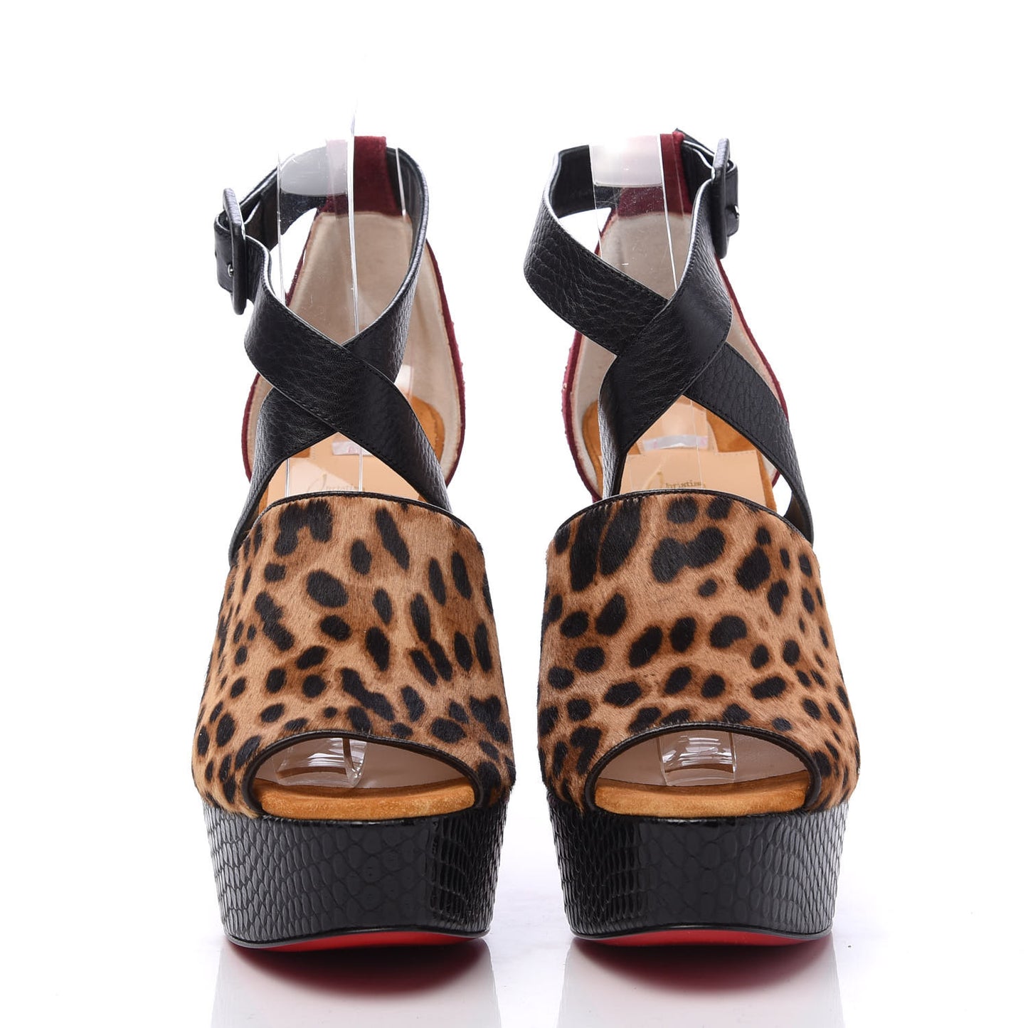 Calf Hair Leopard Print Bingirl Plume 130 Pump 37 Multicolor