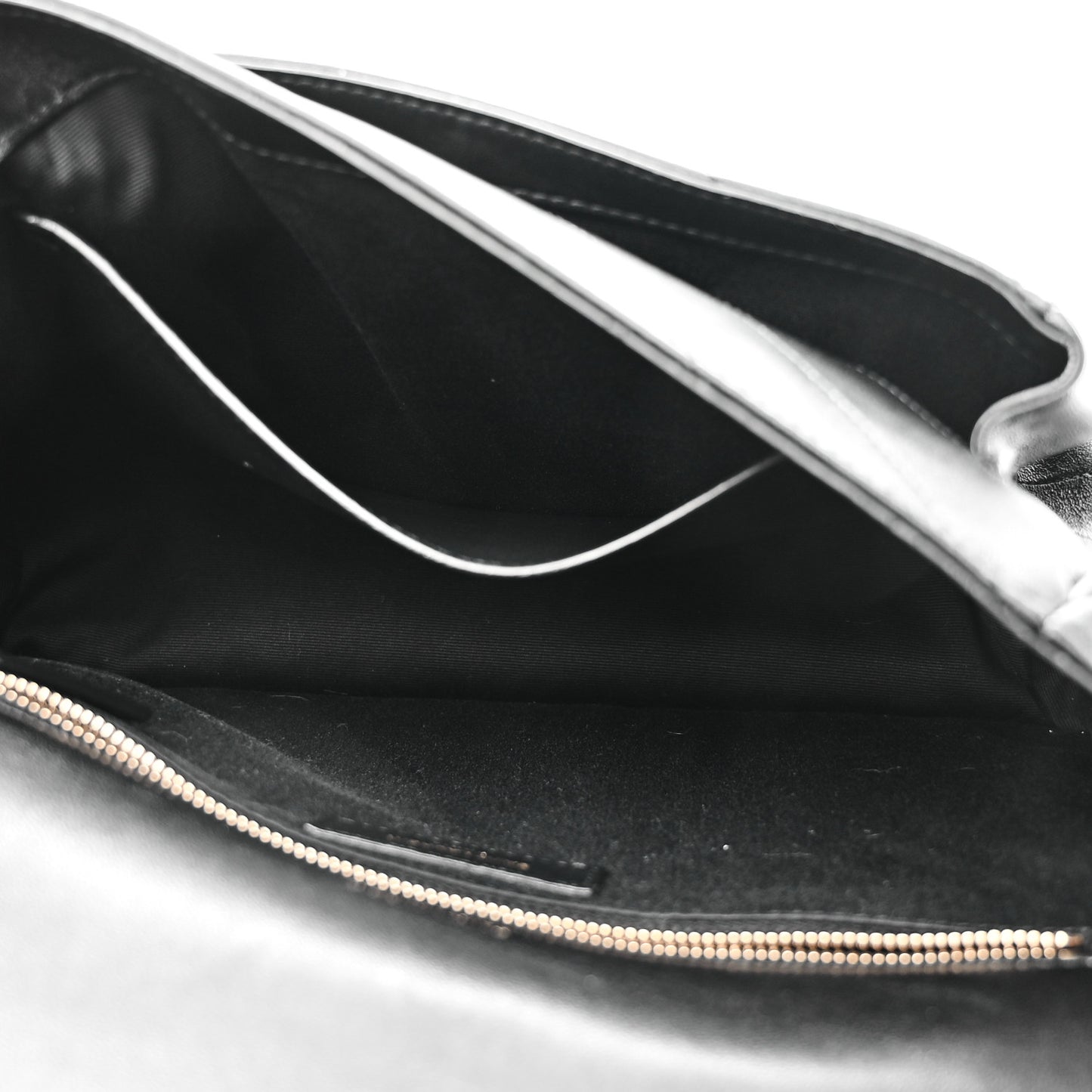 Lambskin Matelasse Monogram Medium Niki Chain Satchel Black