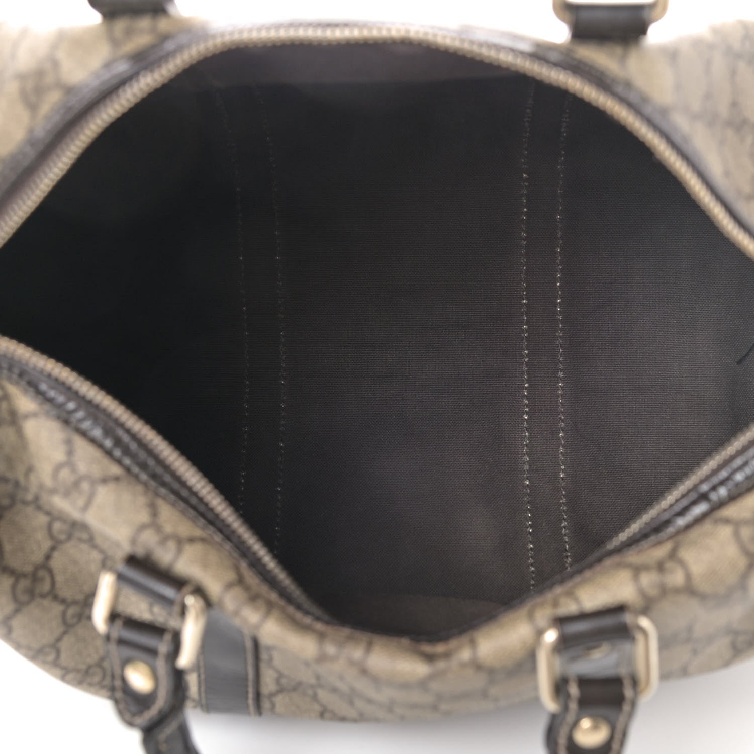 Gucci GG Plus Monogram Medium Joy Boston Dark Brown 4 of 4