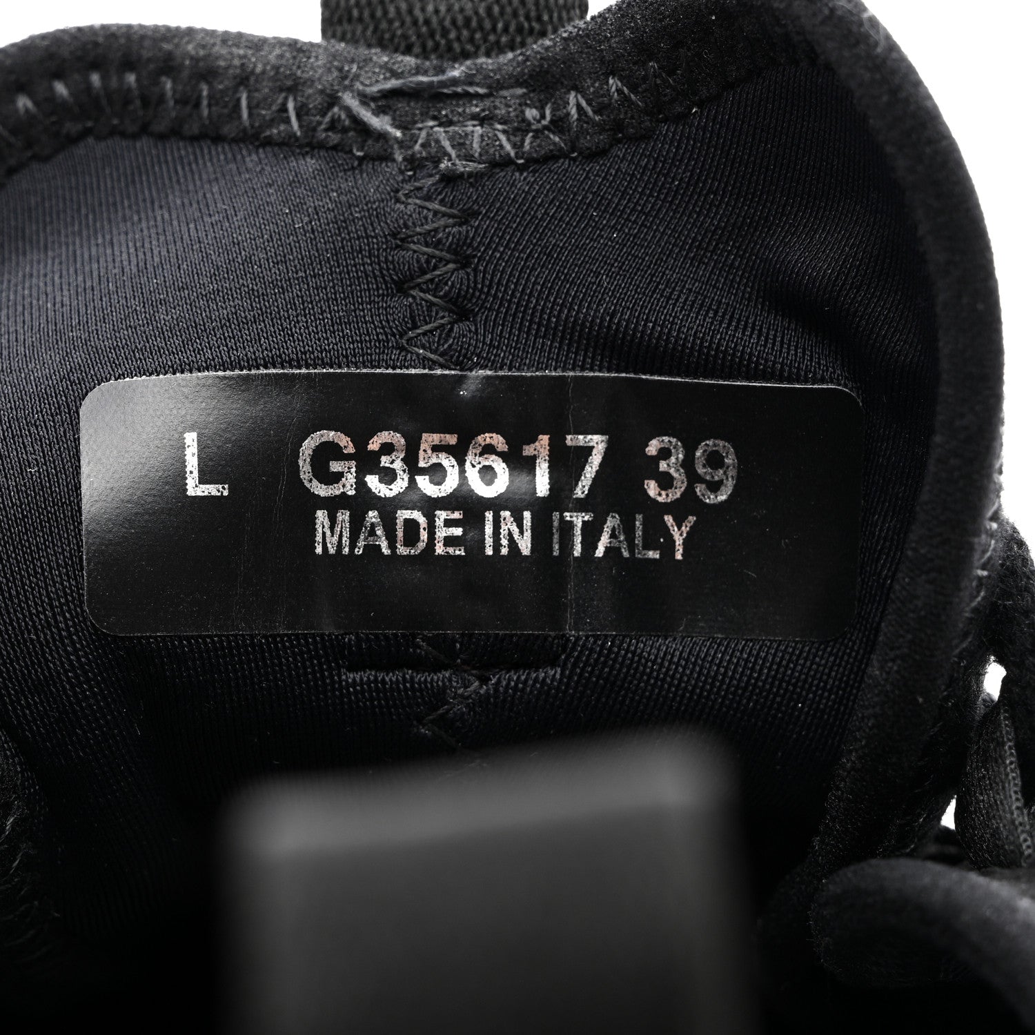 Chanel Velvet Calfskin Mixed Fibers CC Sneakers 39 Black 8 of 9