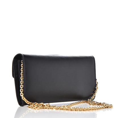 Fendi Vitello Cruise F is Fendi Continental Envelope Wallet On Chain Black 2 of 9