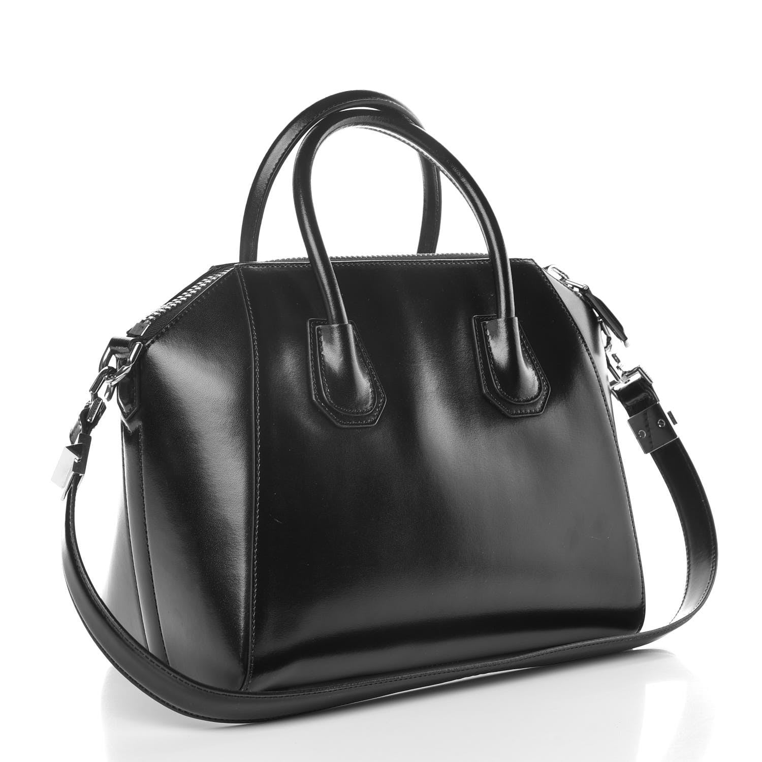 Givenchy Shiny Lord Calfskin Small Antigona Black 4 of 14