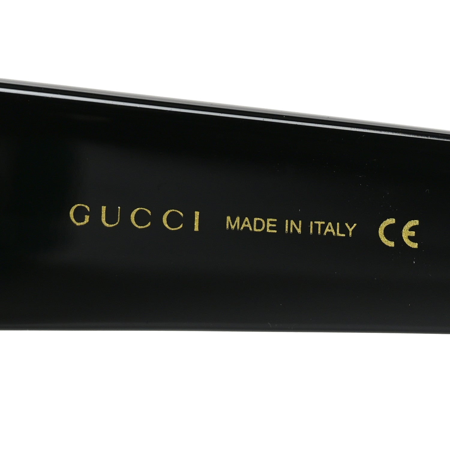 Gucci Acetate Square Frame Sunglasses GG0083S Glitter Red Black Green 5 of 7