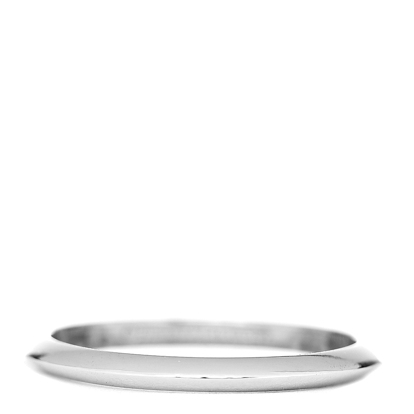 Platinum 2mm Knife Edge Band Ring 57 8