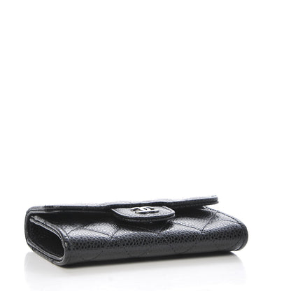 Chanel Caviar Quilted Flap Card Holder Black 4 of 7
