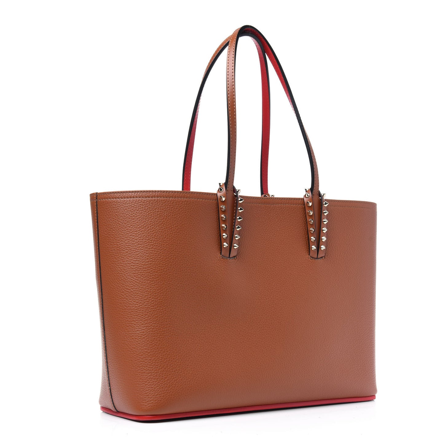 Calfskin Spikes East West Cabata Tote Coconut