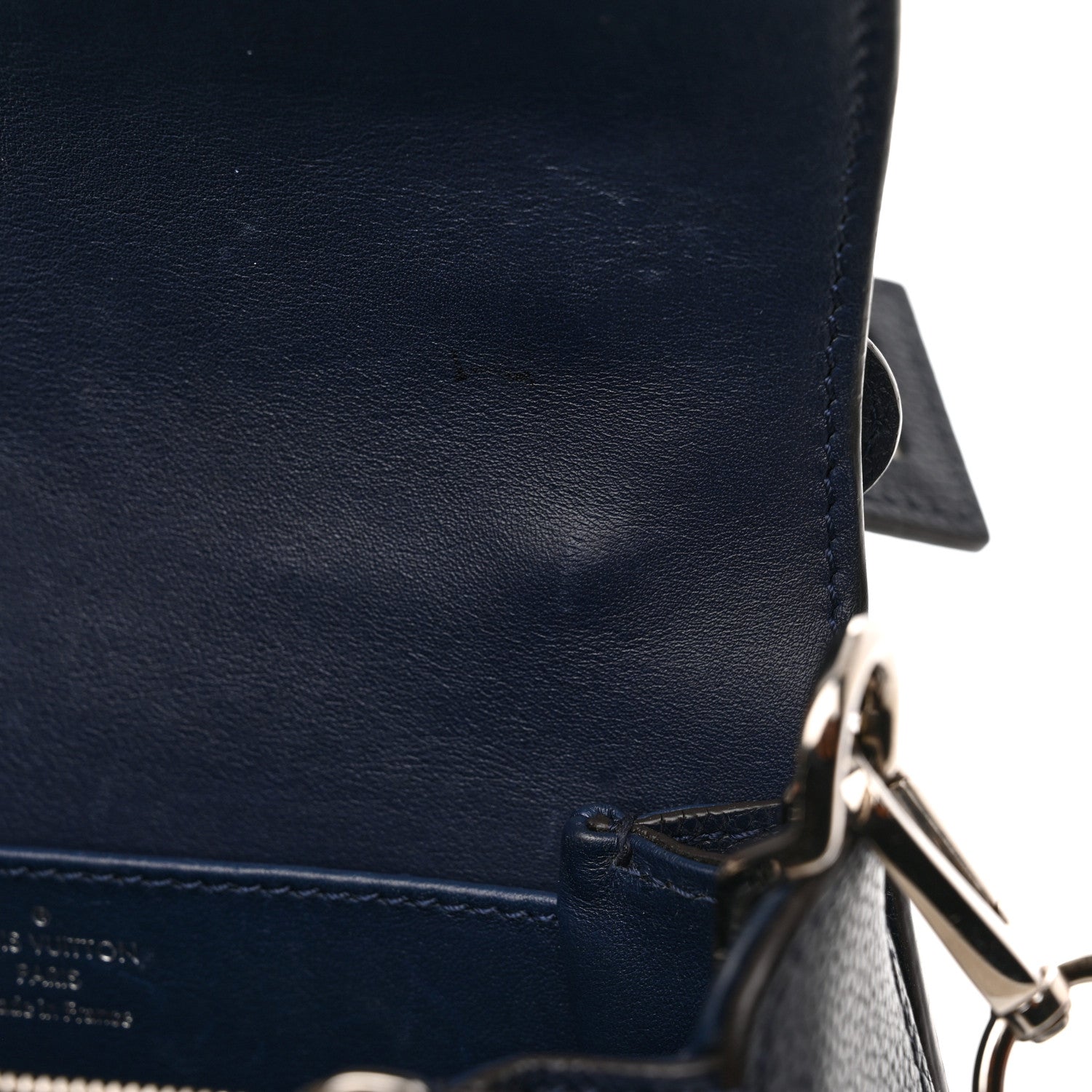 Louis Vuitton Grained Calfskin Vivienne NM Blue Marine 10 of 18