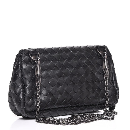 Bottega Veneta Nappa Intrecciato Small Chain Crossbody Black 3 of 8