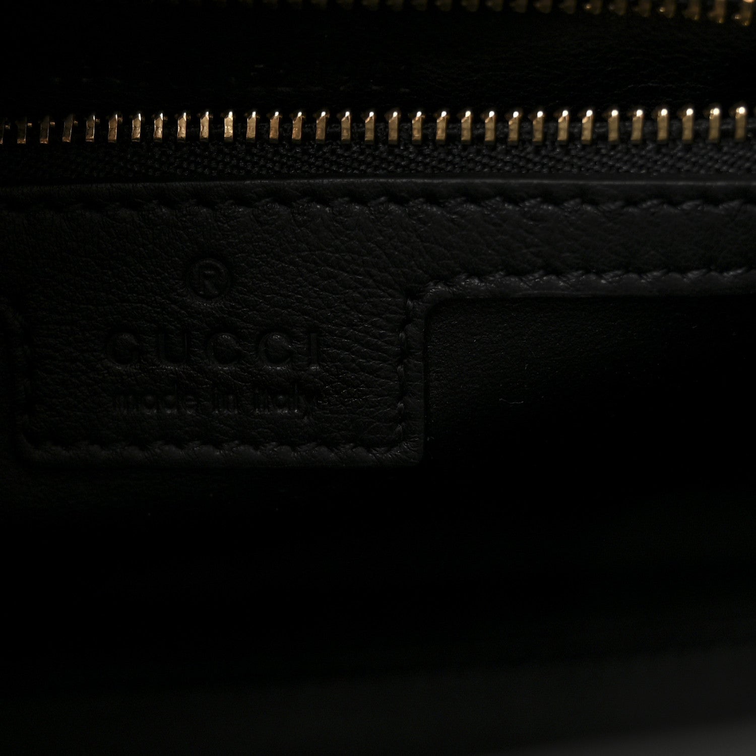 Gucci Snakeskin Small Jackie 1961 Hobo Black Beige 6 of 11