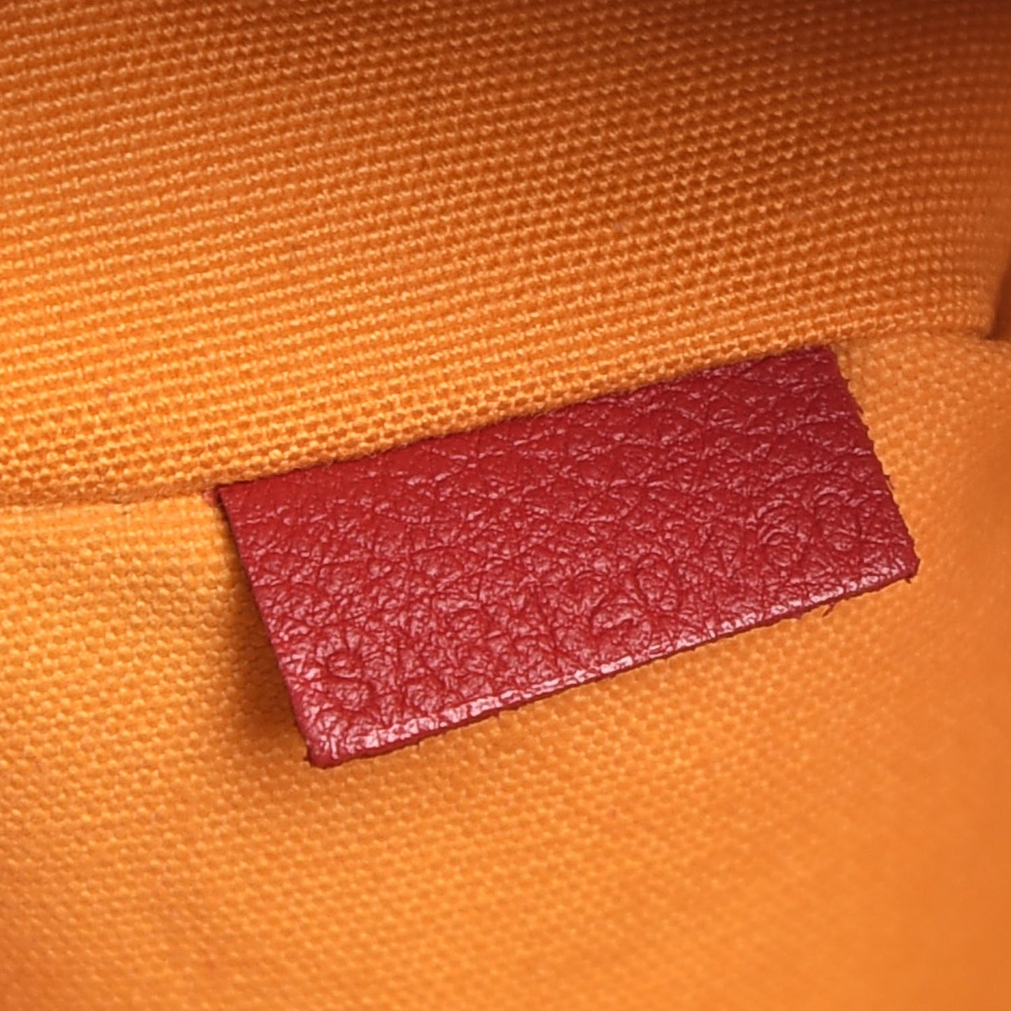 Goyardine Sainte Marie Soft Clutch Red