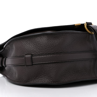 Chloe Grained Calfskin Medium Marcie Saddle Bag Bold Brown 8 of 9