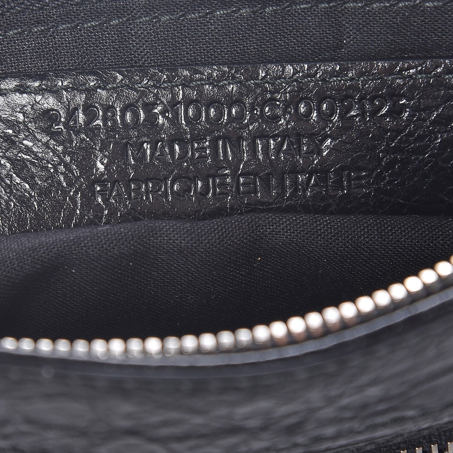 Balenciaga Agneau Classic Silver Hardware Hip Black 8 of 8