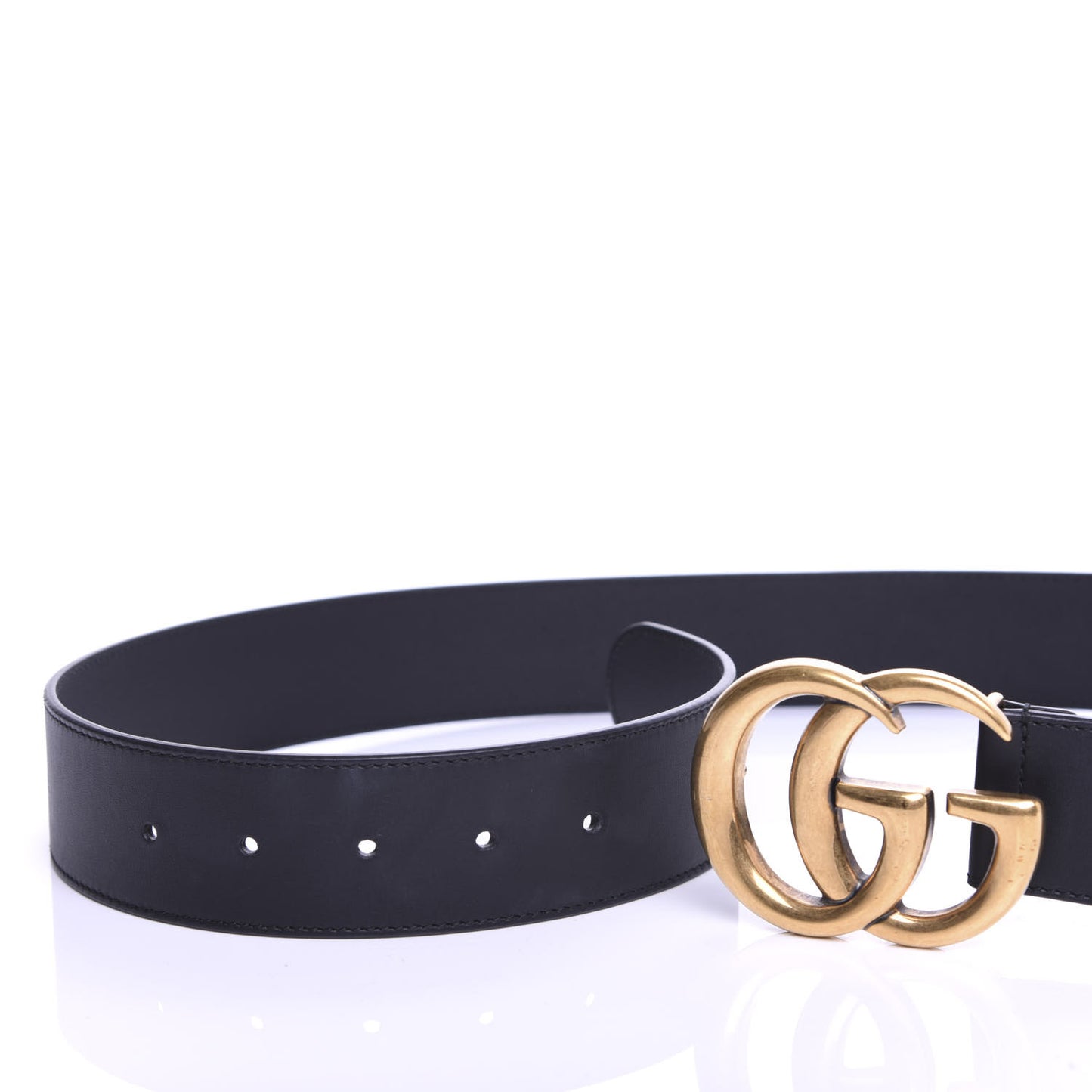 Calfskin Double G 40mm Belt 85 34 Black
