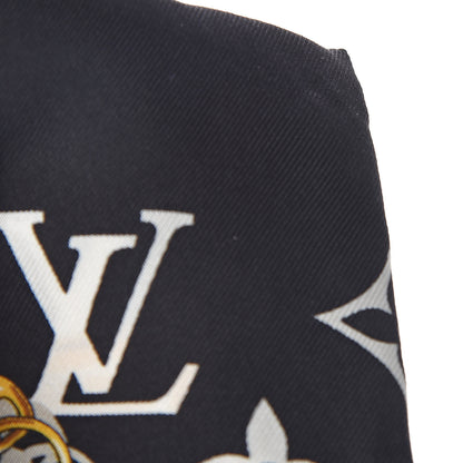 Louis Vuitton Silk Monogram Confidential Bandeau Black 10 of 11