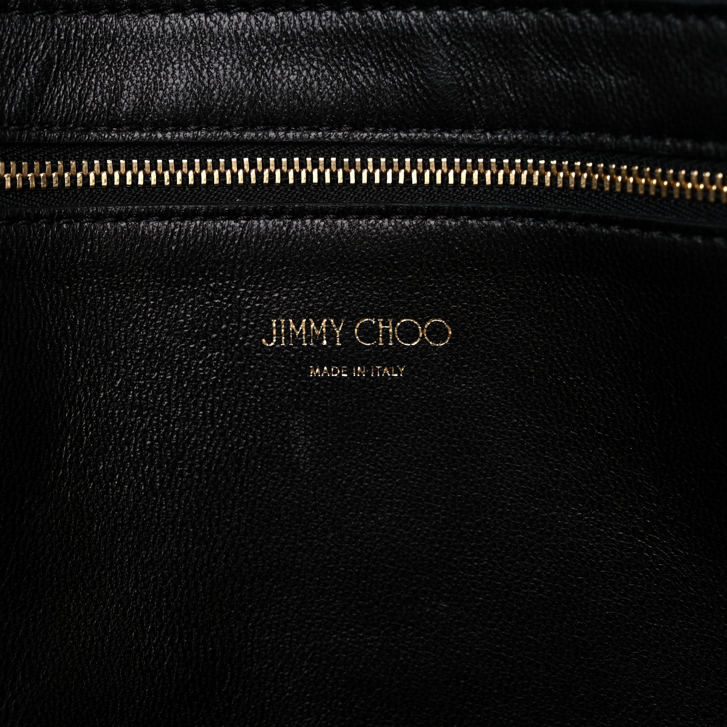 Jimmy Choo Calfskin Logo Embossed Twist East West Tote White Black 6 of 10