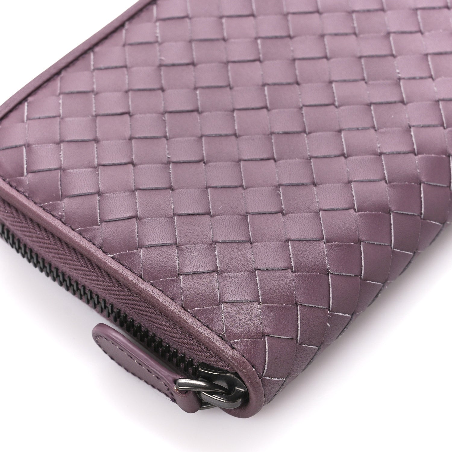 Bottega Veneta Nappa Intrecciato Zip Around Wallet Corot 10 of 11