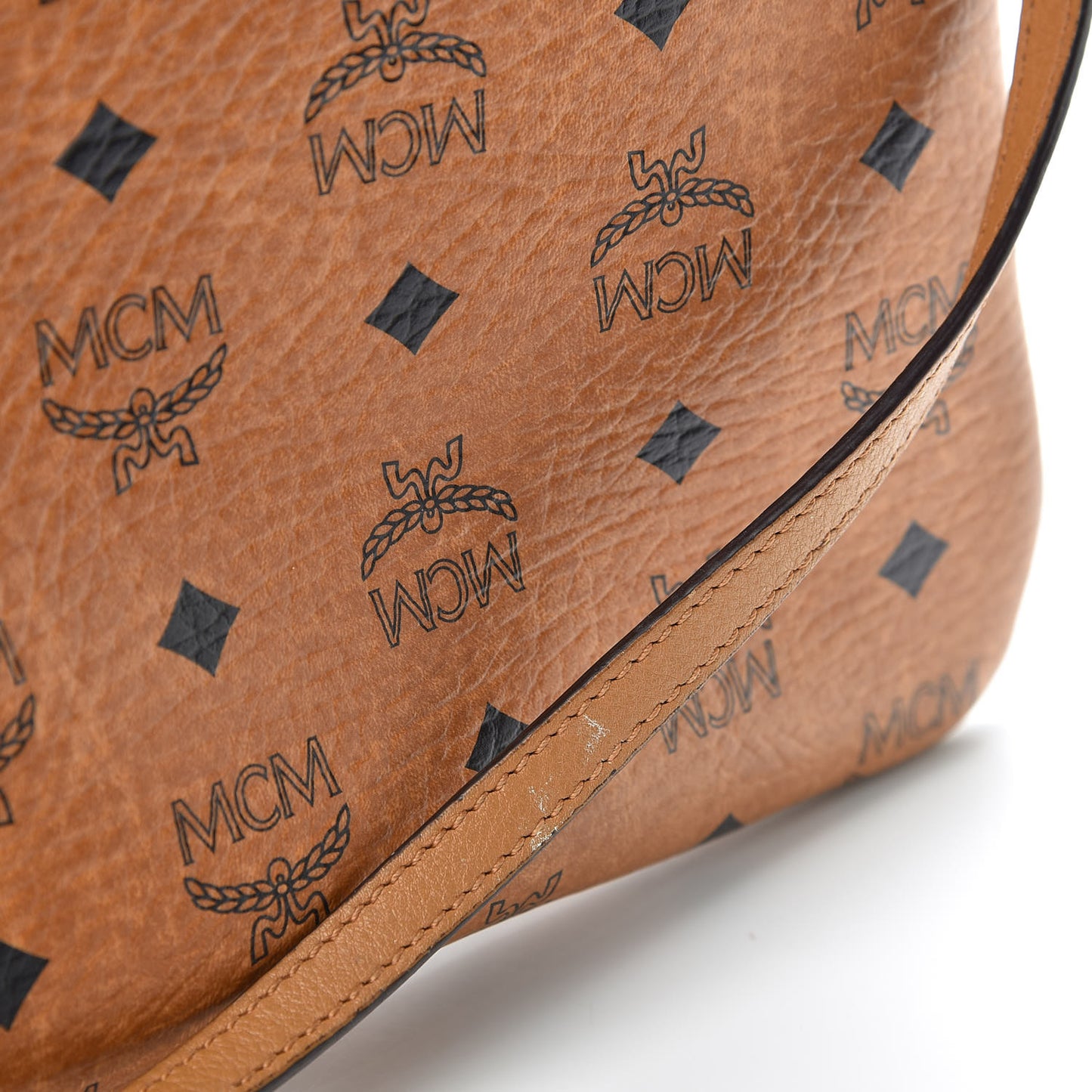 Visetos Liz Shopper Tote Pouch Cognac