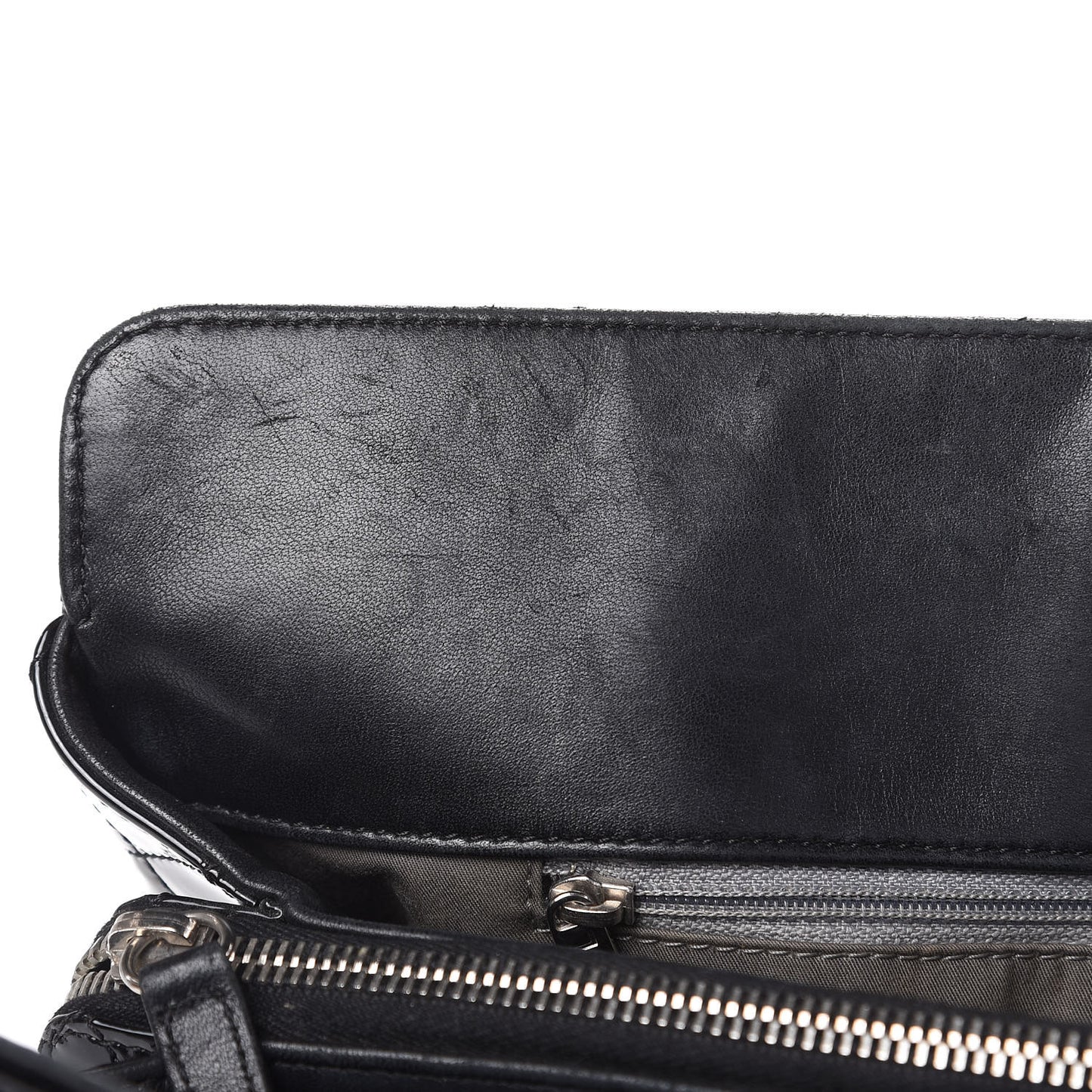 Vinyl Lipstick Ligne Tote Black