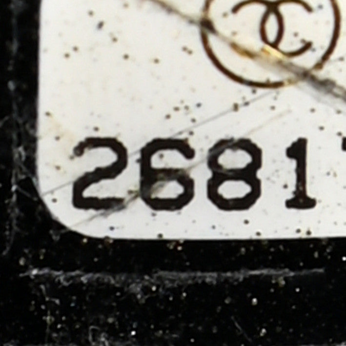 Woven Straw Raffia Medium Deauville Tote Black