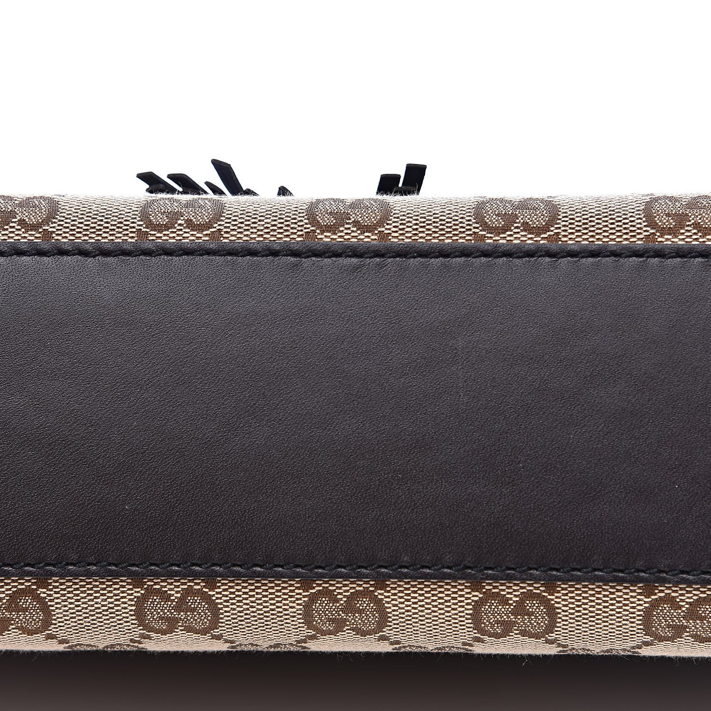 Monogram Margaux Calfskin Medium Emily Chain Shoulder Bag Beige Ebony Cocoa