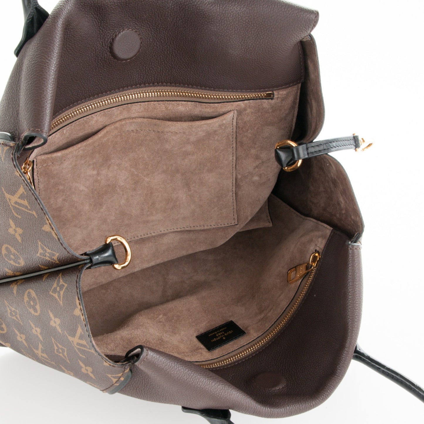Veau Cachemire Monogram Tote W PM Chocolate