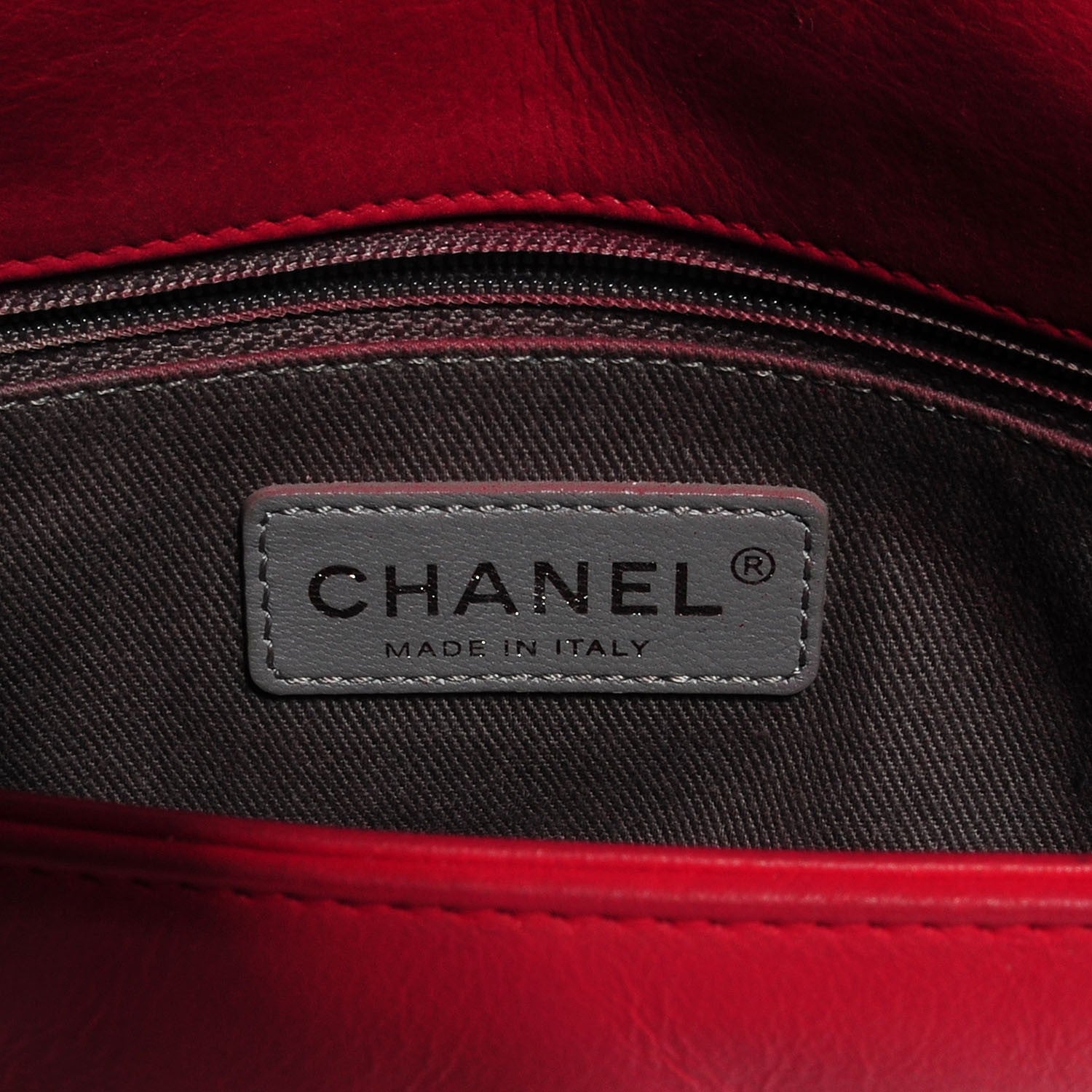 Chanel Iridescent Calfskin Diamond Embroidered Small Flap Red 9 of 10