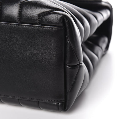 Saint Laurent Calfskin Y Quilted Monogram Medium Loulou Chain Satchel Black 10 of 10