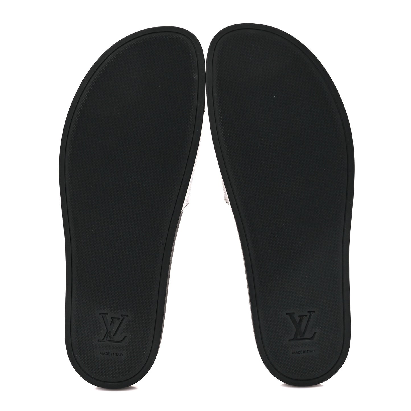 Rubber Monogram Mens Waterfront Mules 11 Macassar