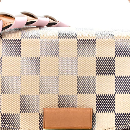 Louis Vuitton Damier Azur Braided Croisette Rose 8 of 11