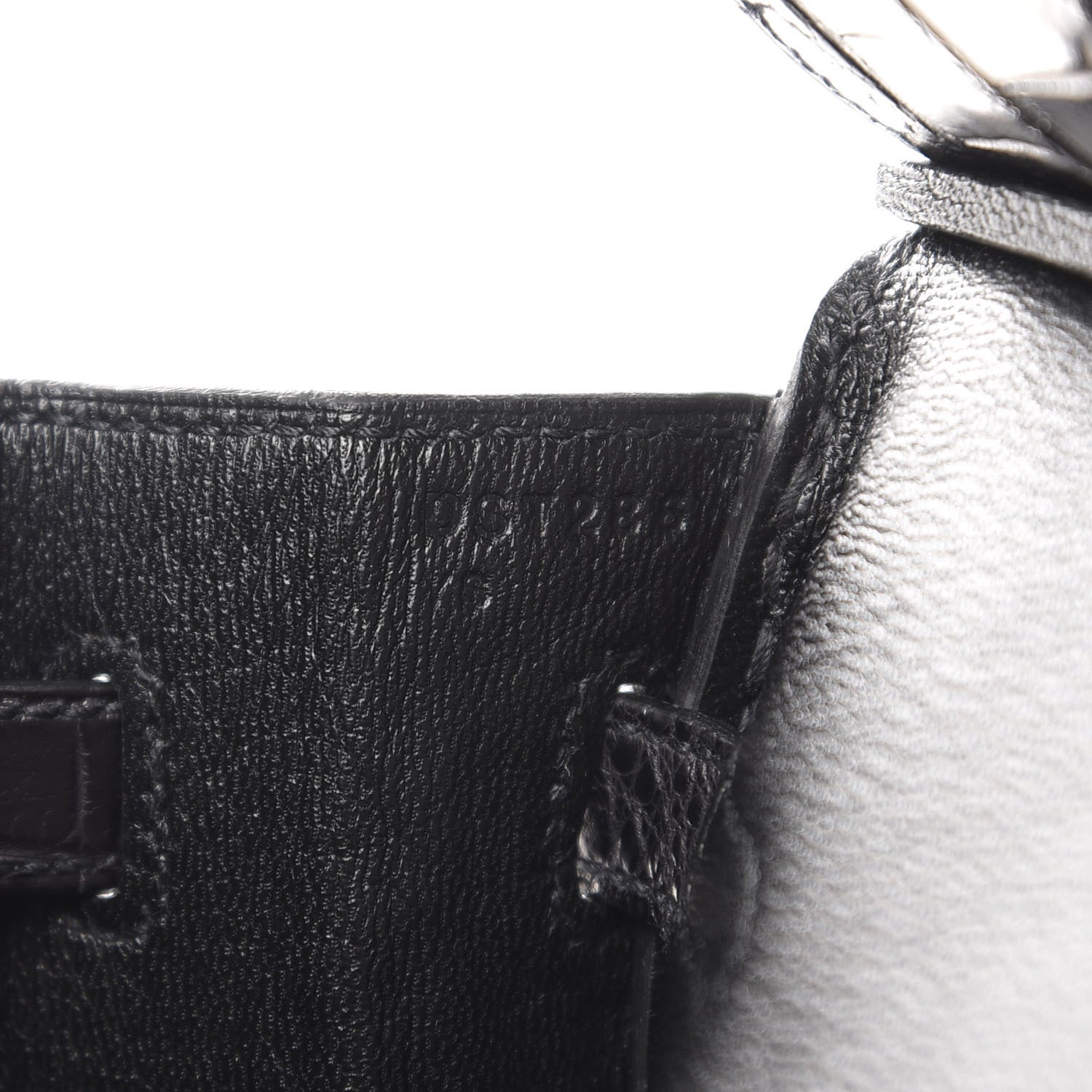 Hermes Matte Alligator Birkin 25 Black 25 of 32