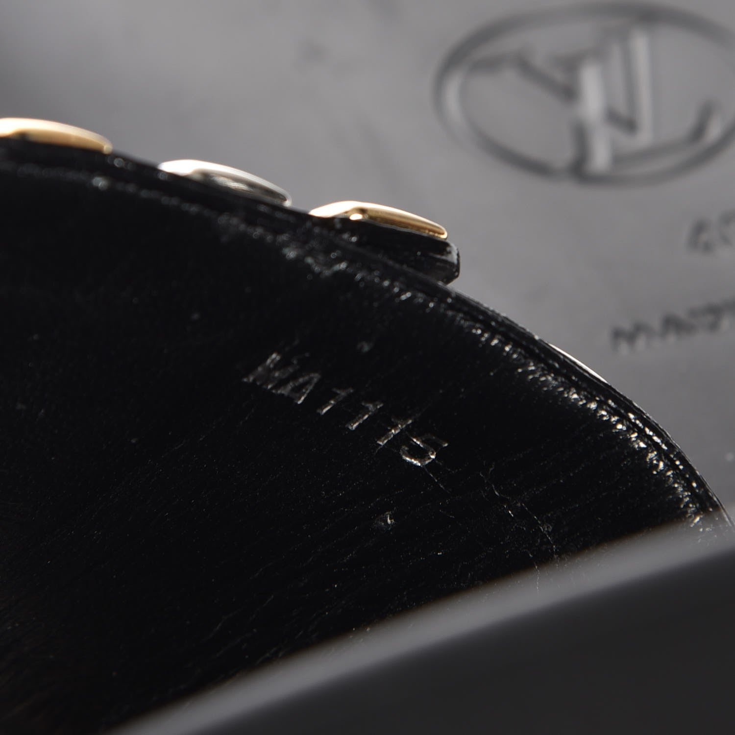 Louis Vuitton Calfskin Monogram Eldorado Flat Mules 40 Black 8 of 8