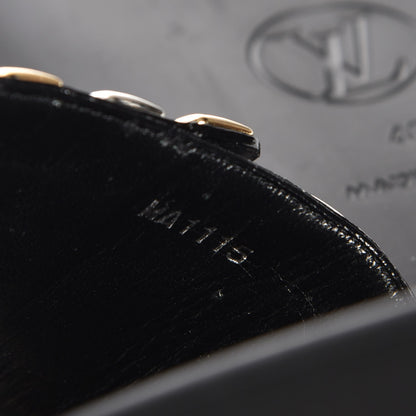 Louis Vuitton Calfskin Monogram Eldorado Flat Mules 40 Black 8 of 8