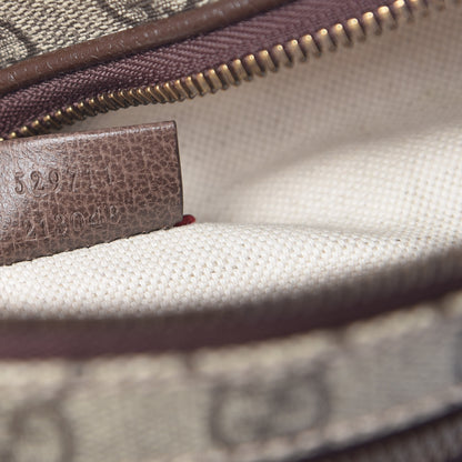 Gucci GG Supreme Monogram Courrier Belt Bag Beige New Acero 7 of 11