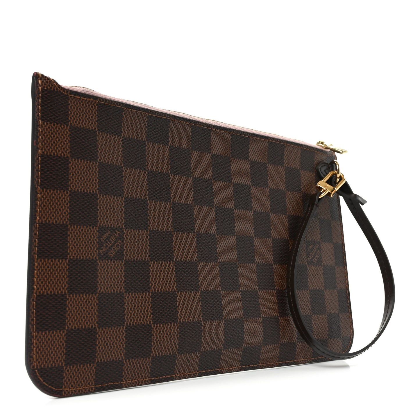 Damier Ebene Neverfull MM GM Pochette Rose Ballerine
