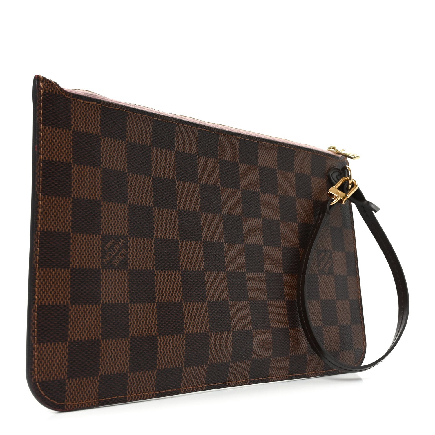 Louis Vuitton Damier Ebene Neverfull MM GM Pochette Rose Ballerine 3 of 6