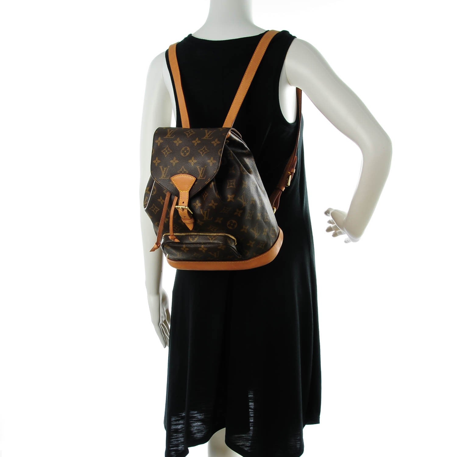 Louis Vuitton Monogram Montsouris MM Backpack 2 of 6