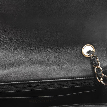 Chanel Lambskin Quilted Mini Rectangular Flap Black 9 of 10